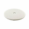 Pinpoint Standard Diameter Polishing Floor Pads - White - 24 Count PI2960746